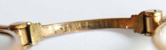 Victorian Rolled Gold Lorgnette: Flip Up Spectacles, Theatre Glasses