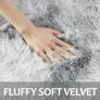 FREE P&P Area Rugs Fluffy Carpet Modern Living Room Bedroom Baby Nursery Dorm Soft Non-slip Carpet Large Modern Indoor Shaggy Carpet Room Home Decor (Grey White, 80x120cm) Image 4