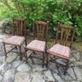 4 antique wooden chairs Image 10