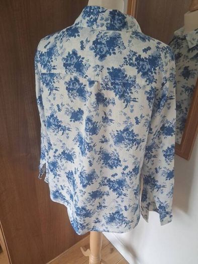 Monsoon 100% Linen Top/Blouse Size 12-14