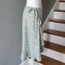Green floral wrap skirt, Size XXL / UK18 Image 2