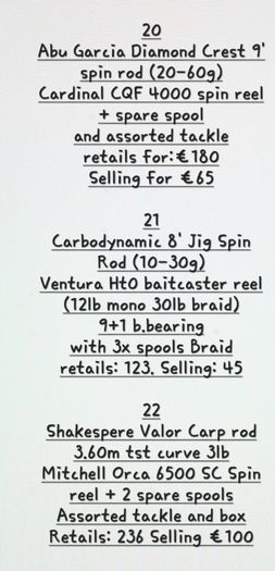 FISHING Rods / Reels / tackle