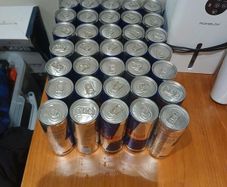 35 cans of Red Bull