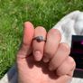 White gold diamond ring size N Image 7