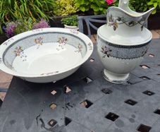 Mid Century Wash Basin and Jug