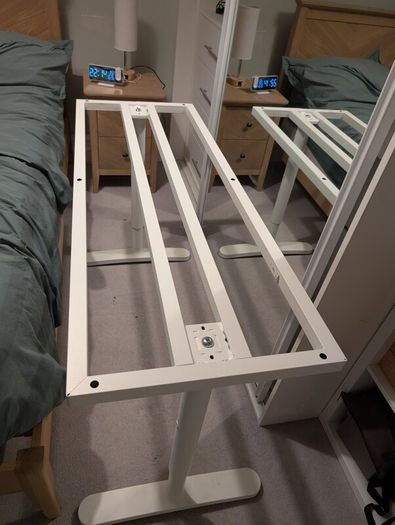 Ikea BEKANT desk Underframe for table top, white, 160x80 cm