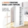 Kitchen Pantry Cabinet, 60" Tall Food Pantry Storage Cabinet, 110LBS Freestanding Storage Cabinet Cupboard with 3 Shelves(2 Adjustable), Engineered Wood Utility Pantry for Kitchen, Dining Room Image 4