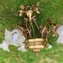 Vintage 6 arm brass chandelier Image 6