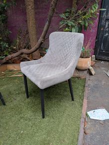 Dining chairs and bench