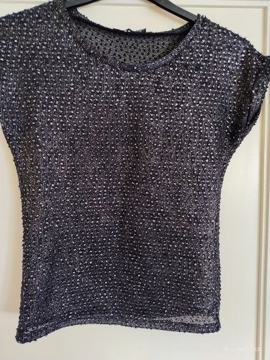 Ladies matalic top