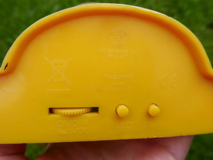 Vintage Rare Homer Shower Radio, Simpsons Radio,Homer Simpson plastic figure - wall mountable (not tested)