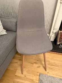 FREE- Grey Fabric Chairs x 2