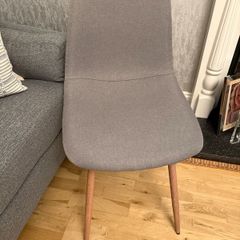 FREE- Grey Fabric Chairs x 2