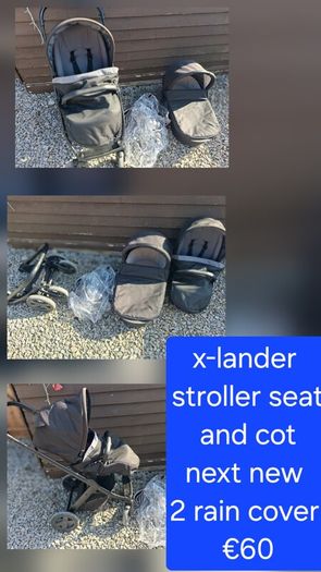 double  single triplet stroller