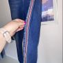 Mid Indigo Jeans with Side Strip from Mint Velvet. UK 16R / EU 44 Image 9