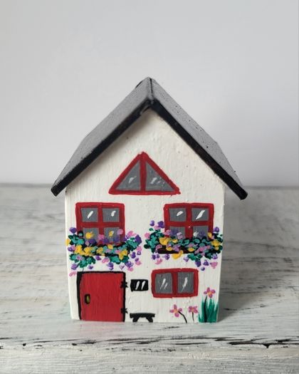 Handcrafted tiny wooden house!