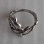 silver Dolphins ring Image 2