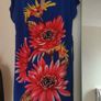 BNWT Elissa royal blue floral knee-length dress size UK16 EU44 Postage included Image 2