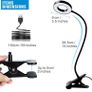 LED Desk Lamp Clip On Light, 3 Light Mode 10 Dimmable Brightness Eye Caring Book Light, Adjustable LED Clip Lamp for Reading Studying Working Video Conference Lighting (FREE POSTAGE) Image 2