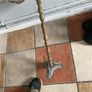 antique brass ashtray stand Image 3
