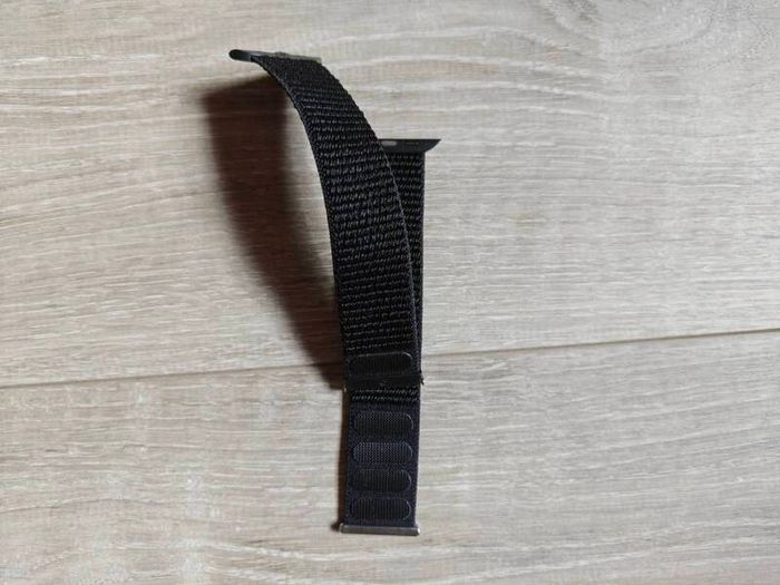 Apple Watch Premium Black Woven Nylon Watch Band