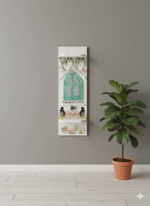 Whimsical hobbit/fairy door shelf unit