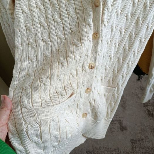 Ralph Lauren cream cardigan size S