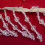 Vintage Dangling Fringe Trim, Beaded Fringe Trim Image 4