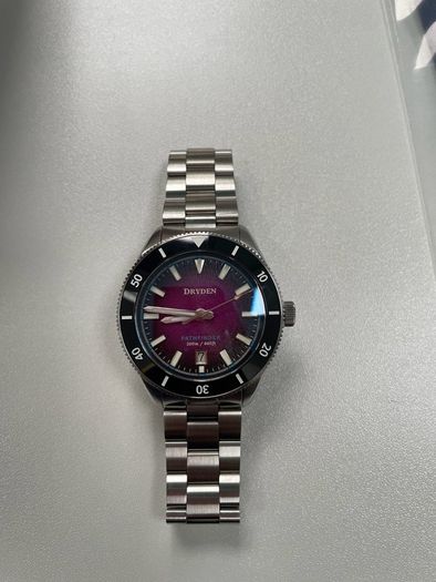 Dryden Pathfinder Automatic - Limited Magenta Dial (Watch + Box + Papers)