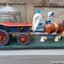 Vintage Horse & Cart on Plinth Image 2