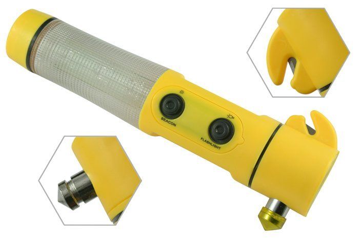 TF2009 4 in 1 emergency tool flashlight kit for cars