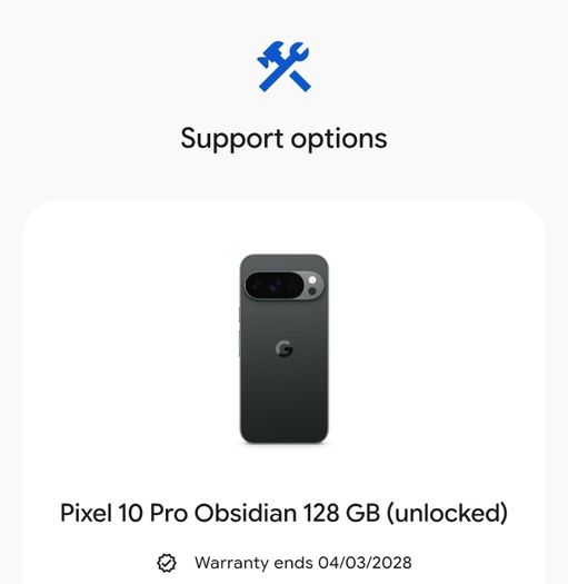 Google Pixel 10 Pro - 128GB - Obsidian (Pristine Condition)