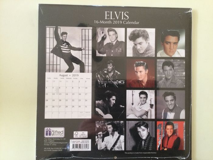 Memorabilia - Elvis Calendars X 2