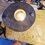 Handcrafted livewood tiered lamp Image 7