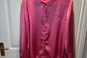 Neon pink blouse  size M