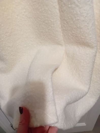 Danish brand Kaffe - Teddy Coat - Warm off white colour - Size DK 40 UK 12 - BNWT RRP 150