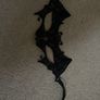Fake Nose Halloween Costume/Red Mouth Mask/Nose & mouth mask/ black cut  out eye mask Image 7