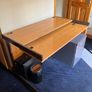 Compact secretarial desk, ideal for a home office or study. Image 3