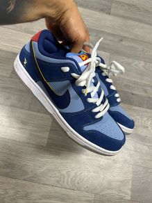 Nike SB Dunk Low X Why So Sad? John Rattray Trainers Sneakers UK9 Eur44 DX5549-400