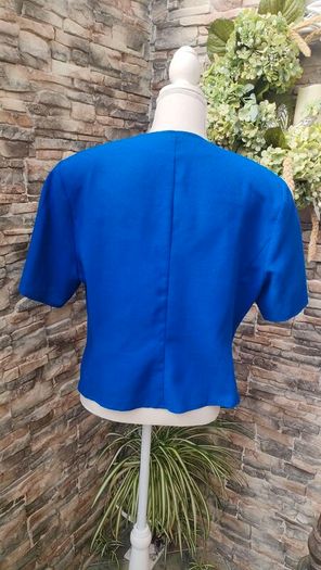 Vintage Royal blue Eastex Short sleeve blazer