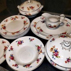 Antique Arklow dinner set