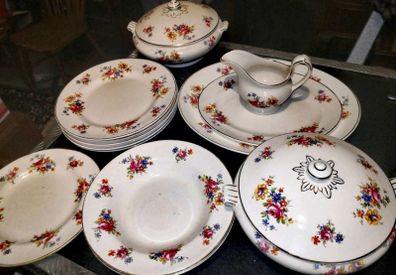 Antique Arklow dinner set