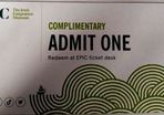 FOR CHARITY - Admit One Adult Ticket for EPIC The Emigration Museum, Dublin