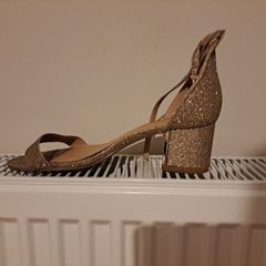 gold shoes
