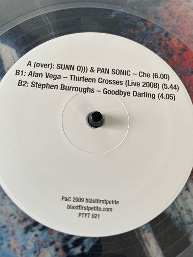 Sunn O))) & Pan-Sonic / Alan Vega  /Stephen R. Burroughs - #7 Alan Vega 70th Birthday Limited Edition EP Series