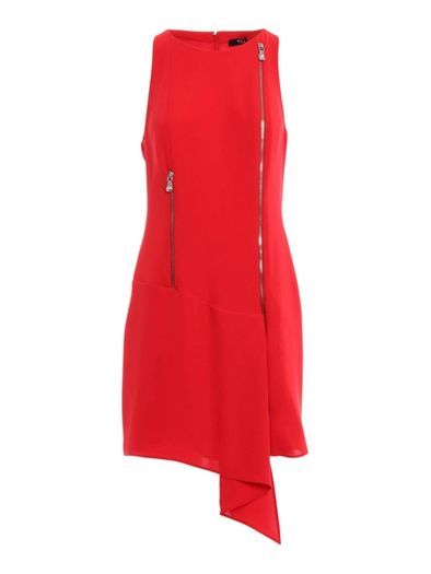 Versus Versace Red Zip Up Dress