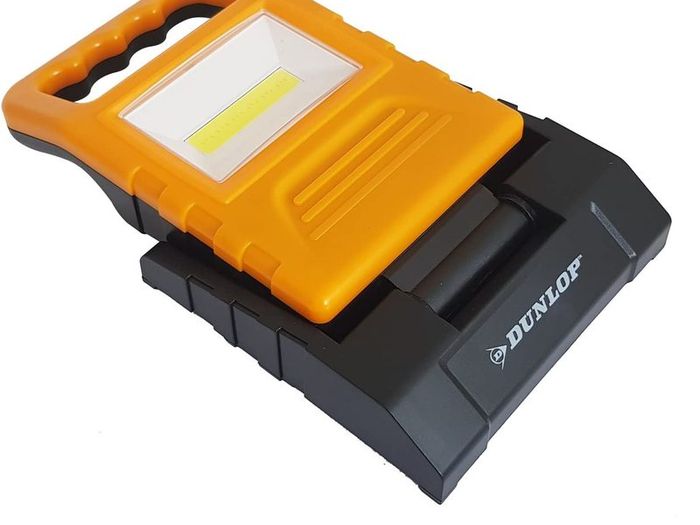 Dunlop 120Lumen COB LED Work Light Dimmable Lantern Emergency Garage Hom