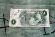 Bank of England 1 Pound Bank Note Collectable