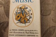 Music Book.  Vintage. The Observer's Book Of Music. By Freda Dinn. Weith Illustrations Bu Paul Sharp. 1969 Hardback With Dustjacket In Very Good Condition.  See Photos For Same.