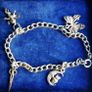 Vintage Sterling Silver 925 Charm Bracelet length 8" - 9,3g Image 2